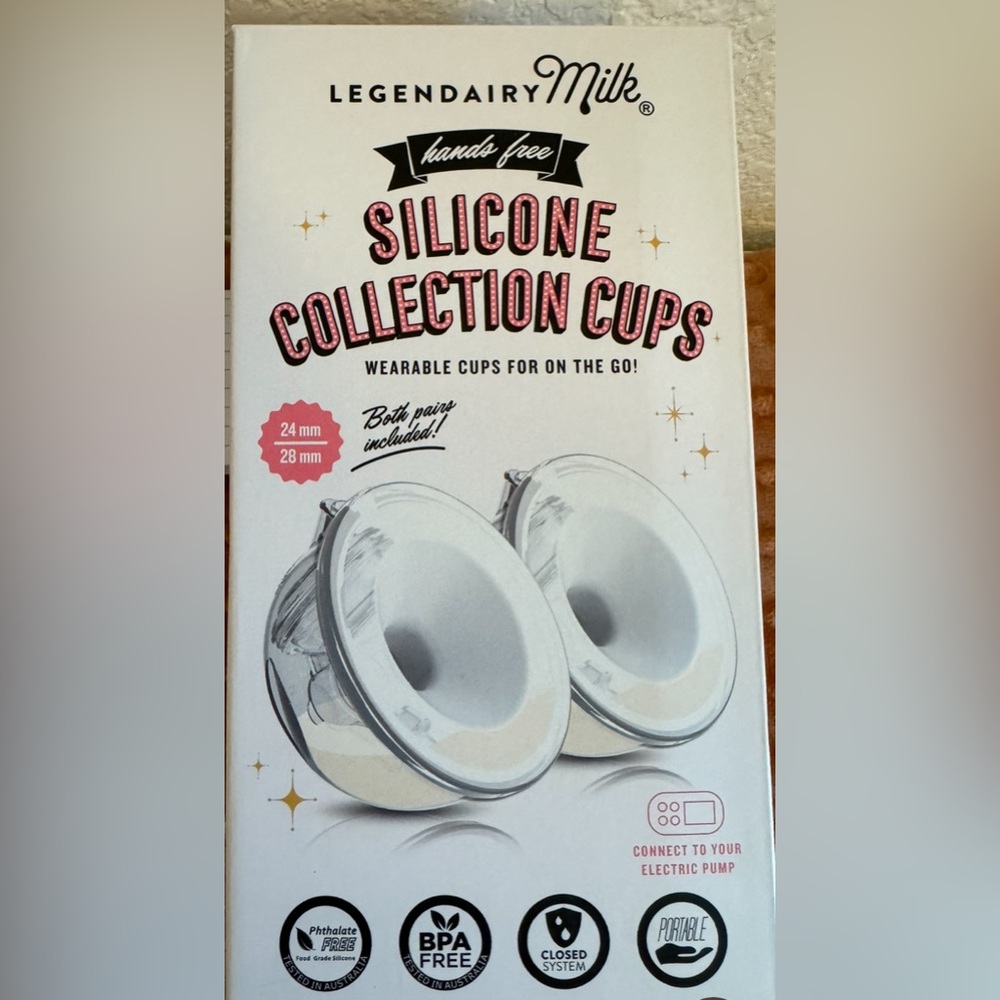 NEW! Legendairy Silicone Milk Collection Cups